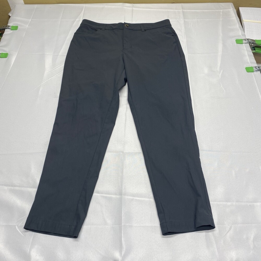 VRST Slim Performance Pants W34 L30 Gray Stretch Golf Chinos